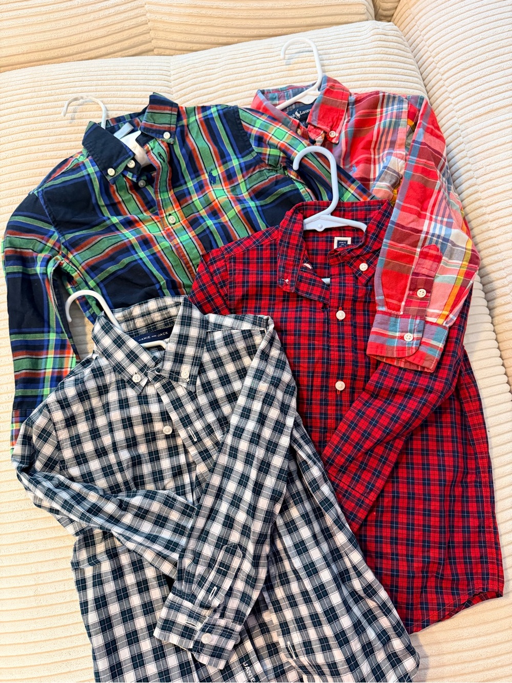 Ralph Lauren & Janie and Jack (4) Button-Down Shirts